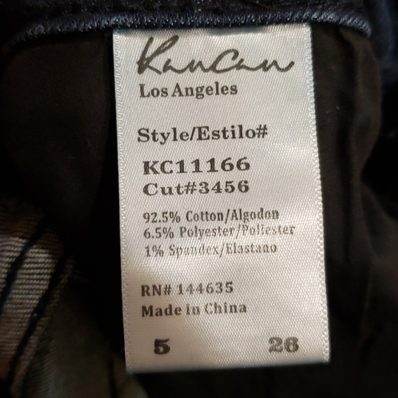 Kancan Distressed Rivet Skinny Jeans - Picture 10 of 12